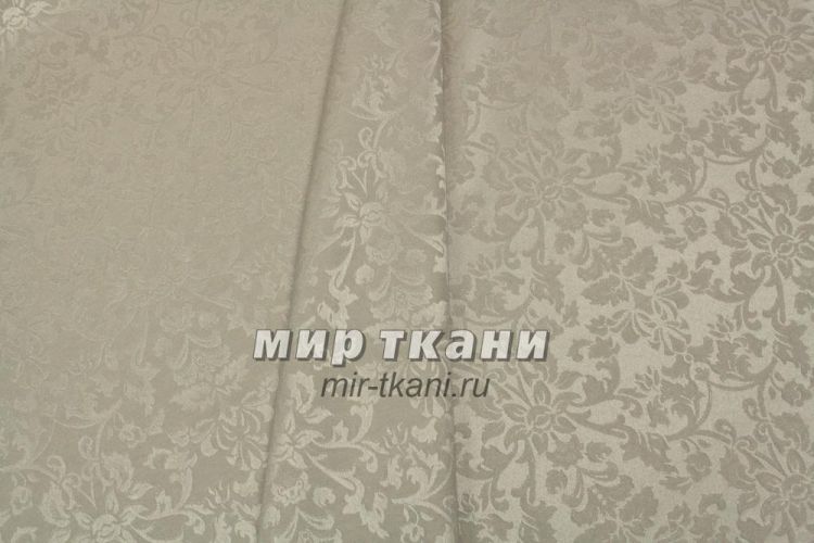 Ткань скатёрочная "Журавинка" рис.1472/60402 бежевый