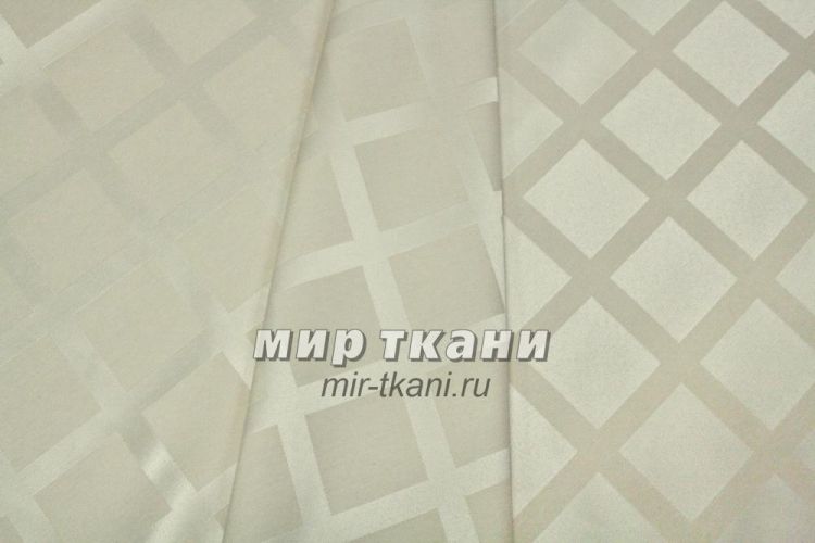 Ткань скатёрочная "Журавинка" рис.1/050303 св/бежевый
