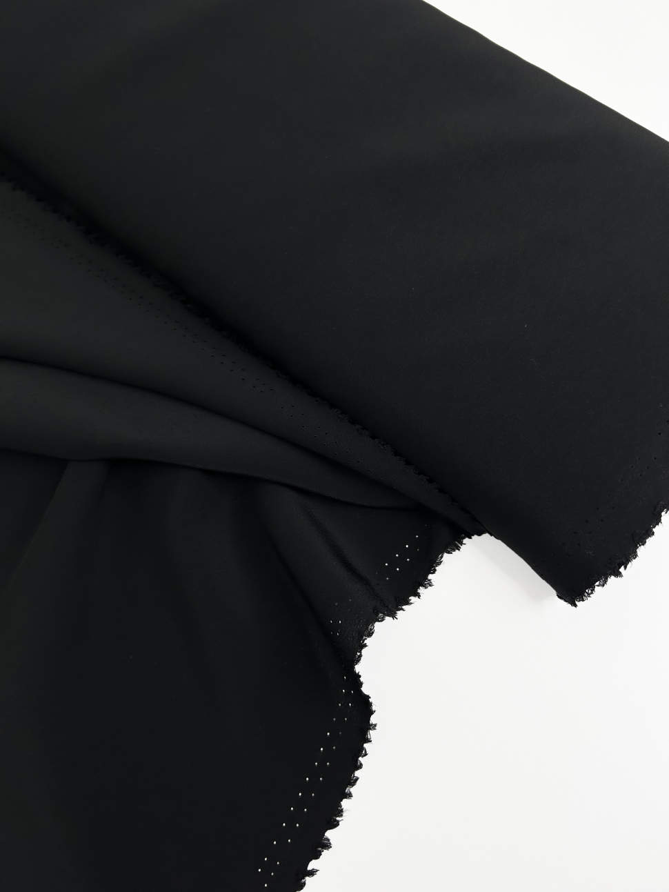 Ткань крепдешин цвет чёрный