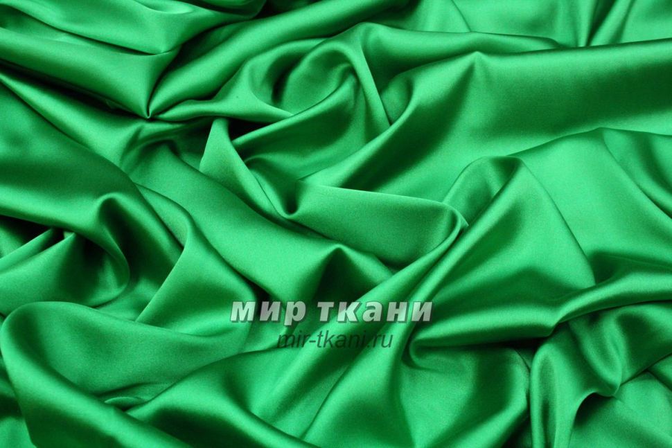 Шёлк натуральный "Джен" цвет 36 трава