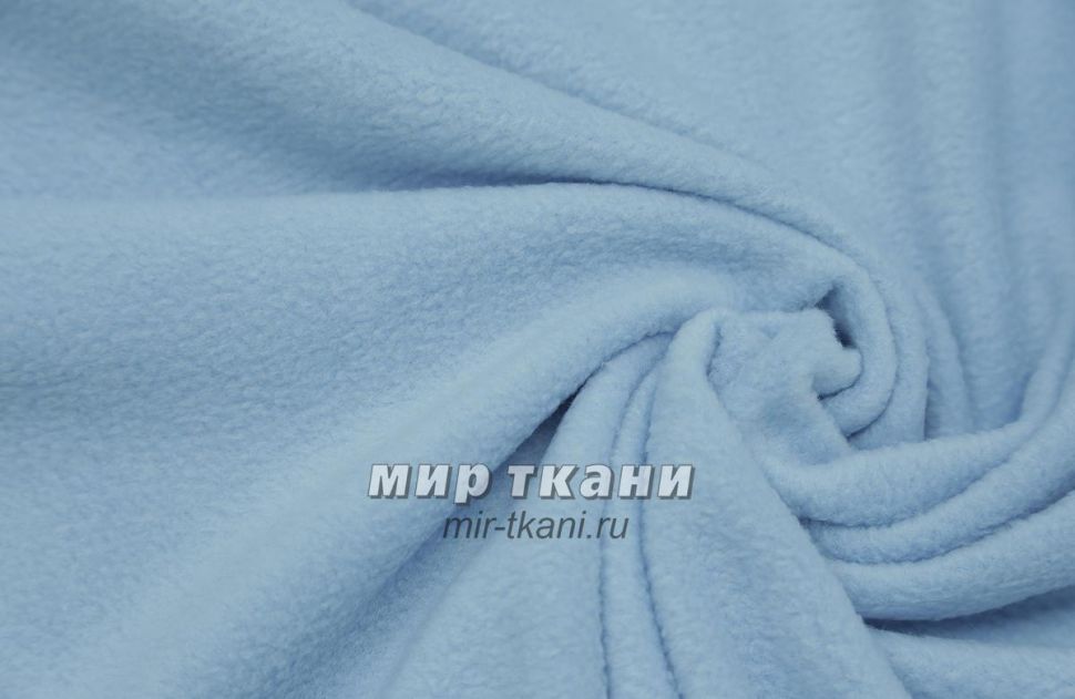 Флис полартек цвет.007 голубой 260гр/м2