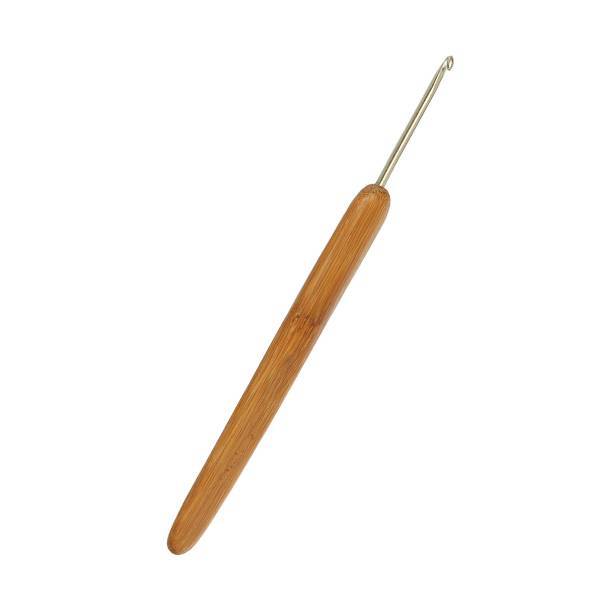 Крючок с дер. ручкой №2,0
