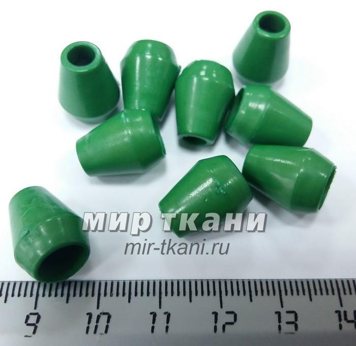 Наконечник 5мм пласт.цв.зелёный